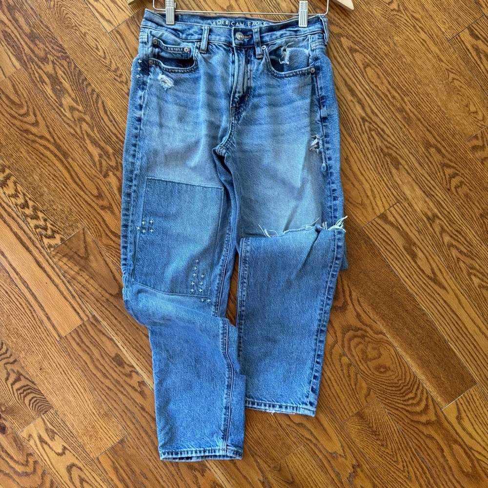 American Eagle Outfitters Blue Straight Leg Jeans